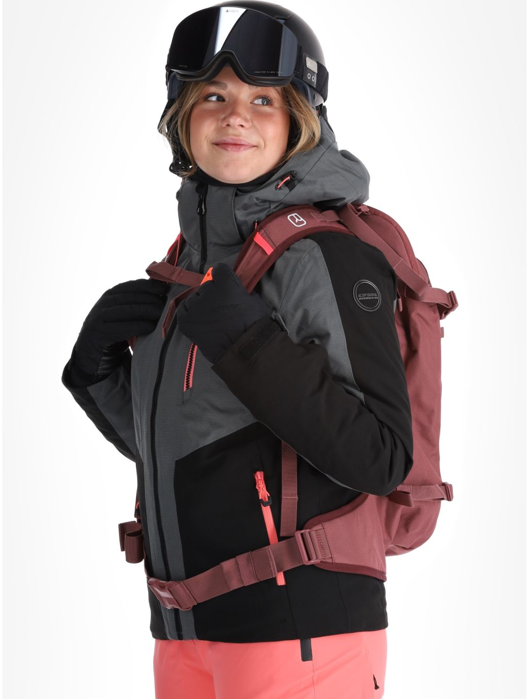 Icepeak, Faenza AA Jas gevoerd dames Black Zwart 