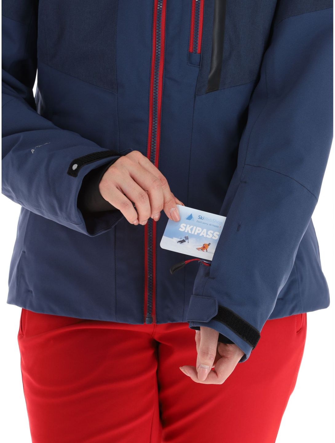 Icepeak, Faenza AA Jas gevoerd dames Dark Blue Blauw 