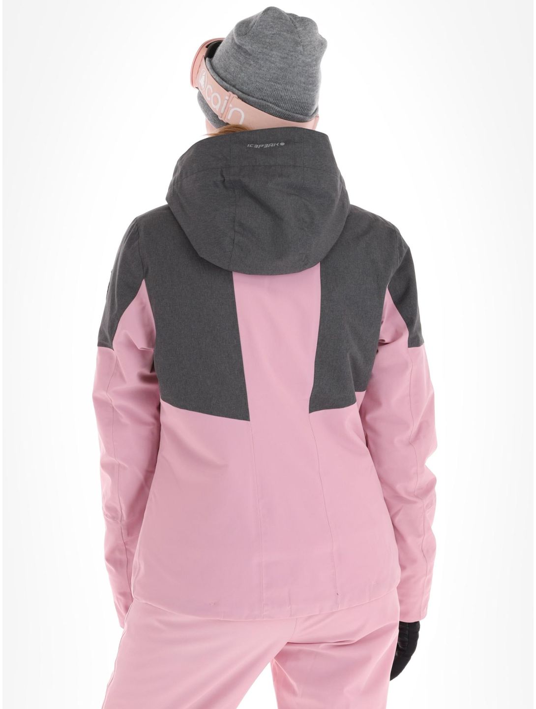 Icepeak, Faenza AA Jas gevoerd dames Lavender Grijs, Roze 