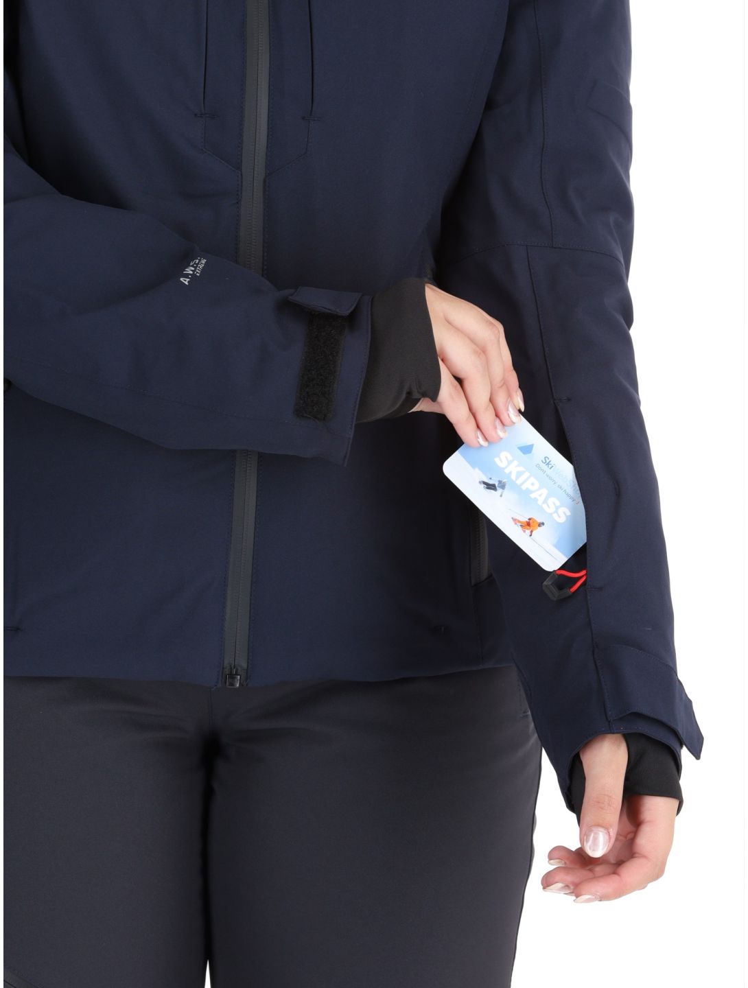 Icepeak, Fayette AA Jas gevoerd dames Dark Blue Blauw 