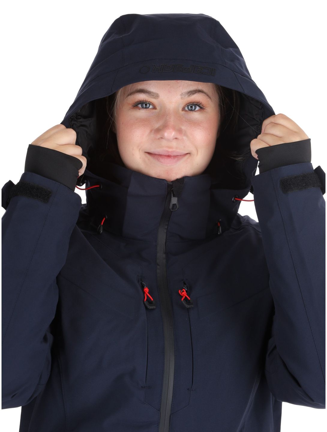 Icepeak, Fayette AA Jas gevoerd dames Dark Blue Blauw 