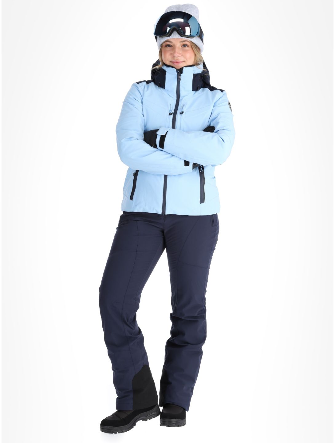 Icepeak, Fayette AA Jas gevoerd dames Light Blue Blauw 