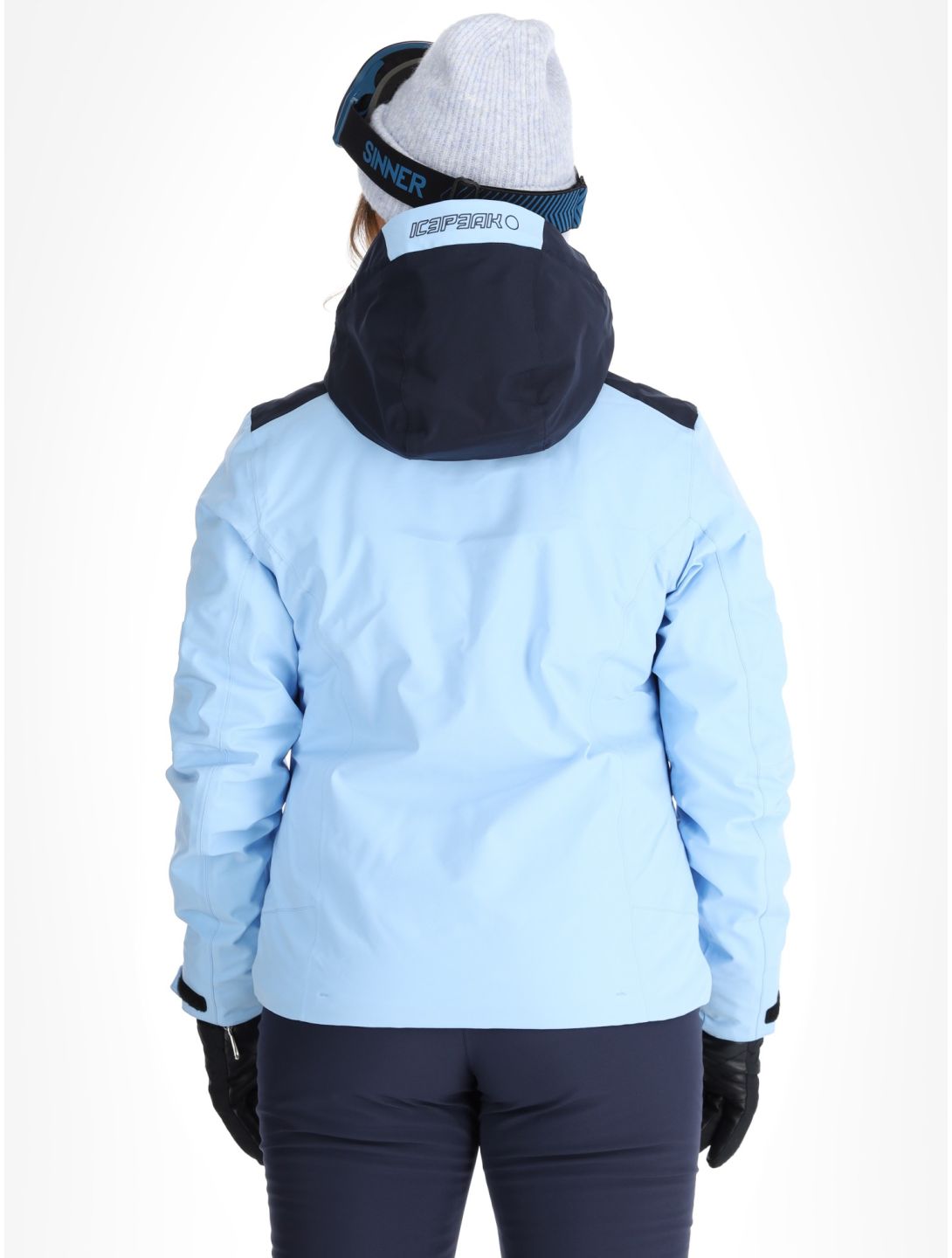 Icepeak, Fayette AA Jas gevoerd dames Light Blue Blauw 