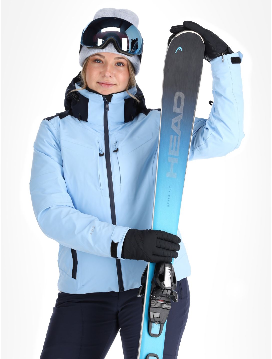 Icepeak, Fayette AA Jas gevoerd dames Light Blue Blauw 