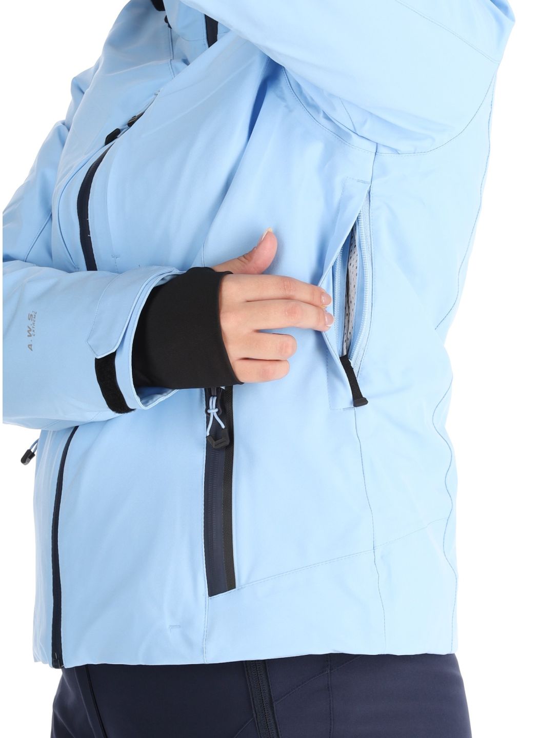 Icepeak, Fayette AA Jas gevoerd dames Light Blue Blauw 