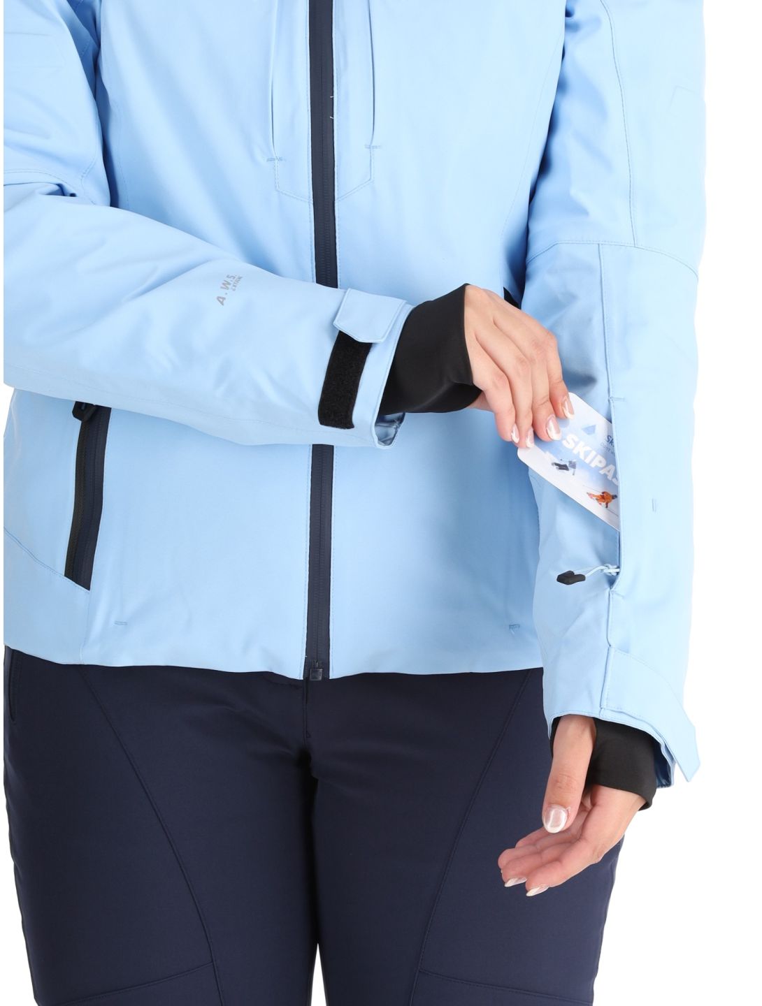 Icepeak, Fayette AA Jas gevoerd dames Light Blue Blauw 