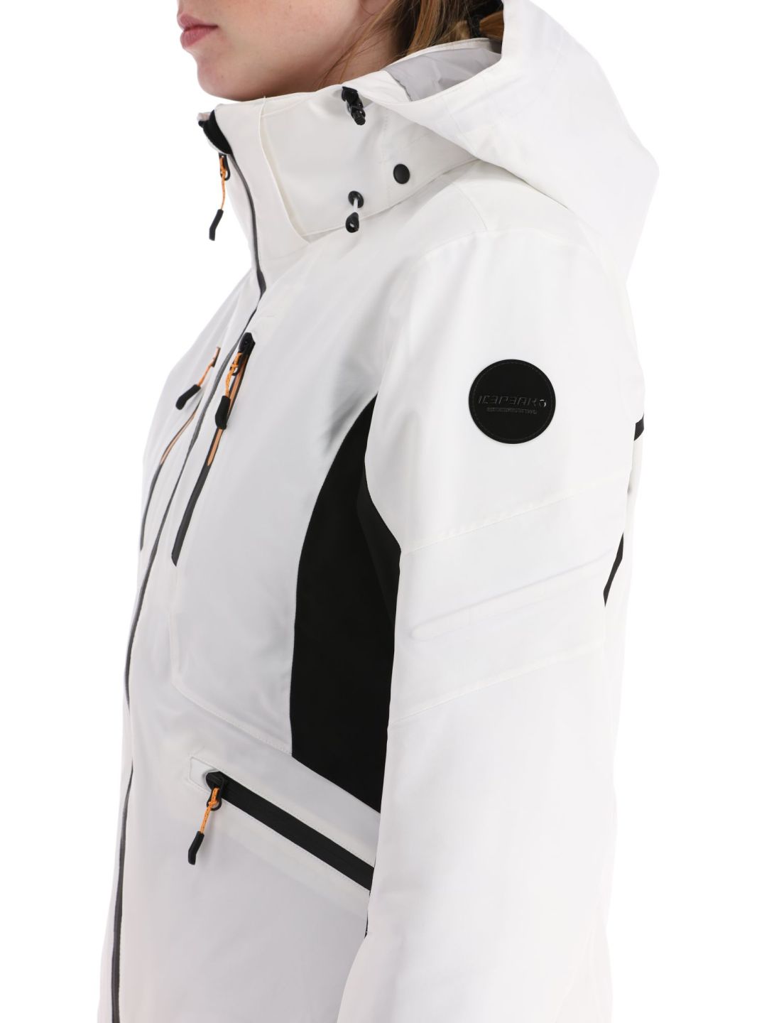 Icepeak, Fayette ski-jas dames Optic White wit 