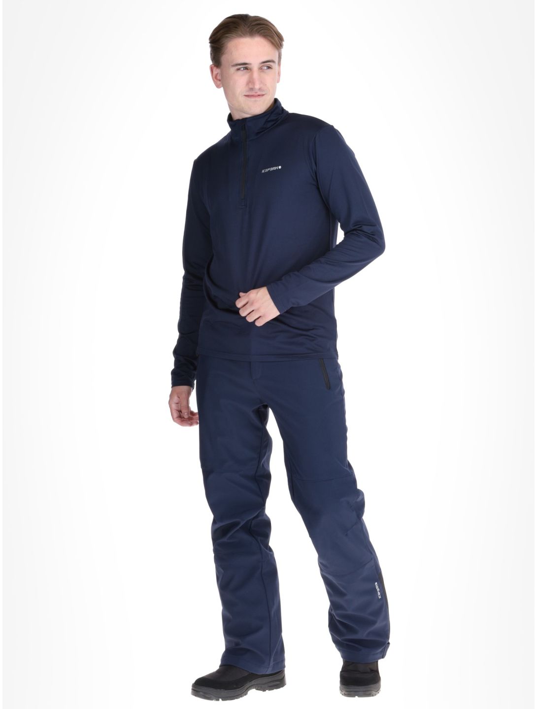 Icepeak, Felsberg GA Ski pully heren Dark Blue Blauw 