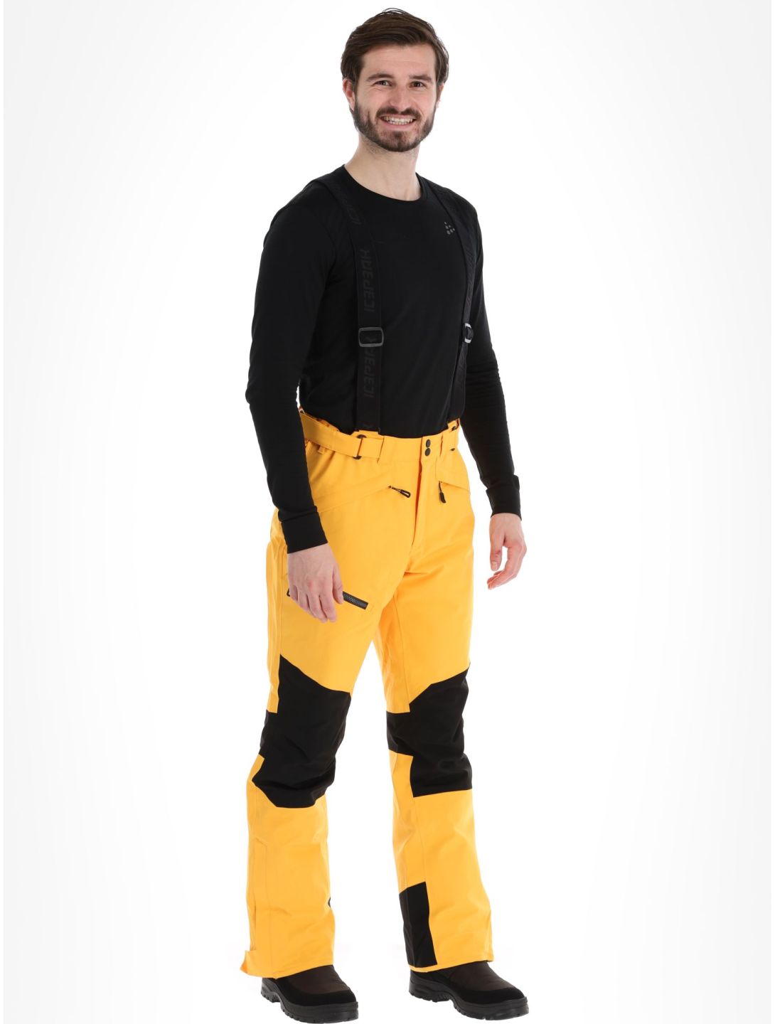 Icepeak, Ferrara BA Skibroek Gevoerd heren Yellow Geel 