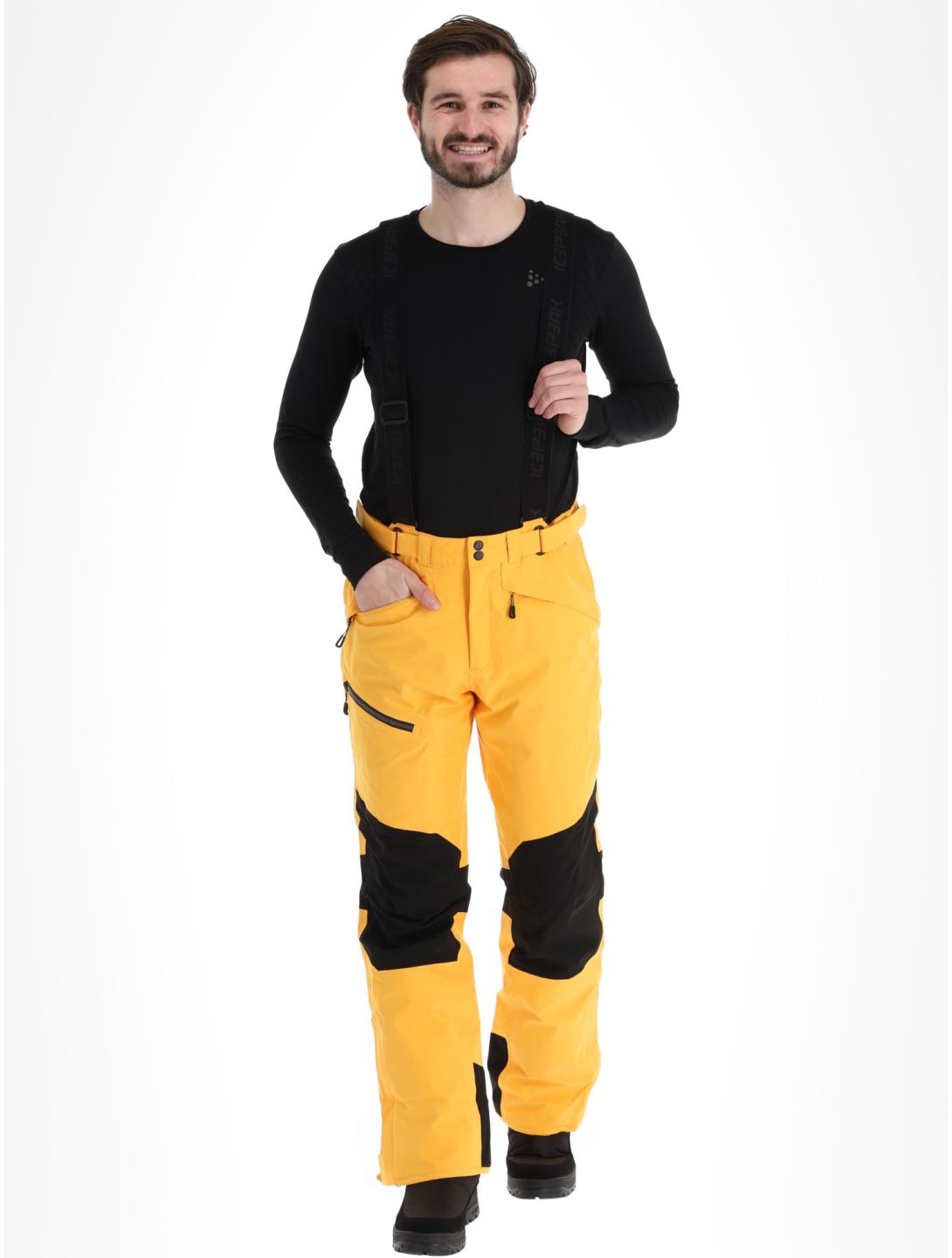 Icepeak, Ferrara BA Skibroek Gevoerd heren Yellow Geel 