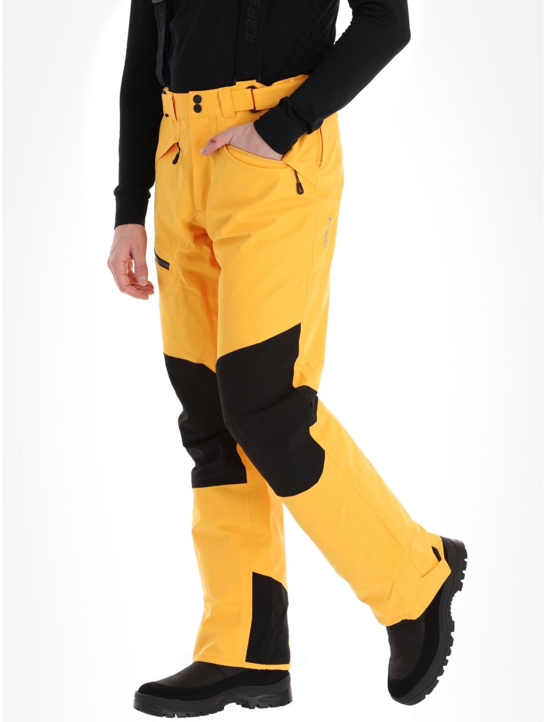 Icepeak, Ferrara BA Skibroek Gevoerd heren Yellow Geel 