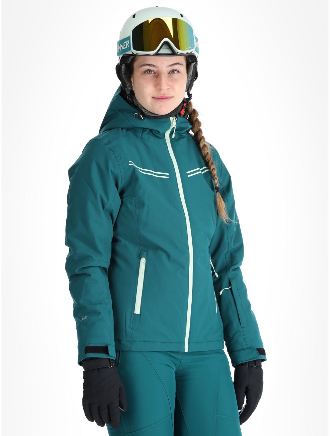 Icepeak, Fife ski-jas dames Antique Green groen 