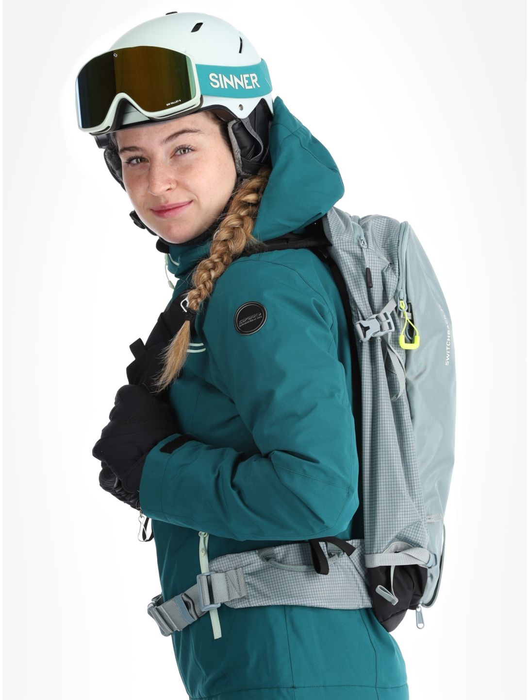 Icepeak, Fife ski-jas dames Antique Green groen 