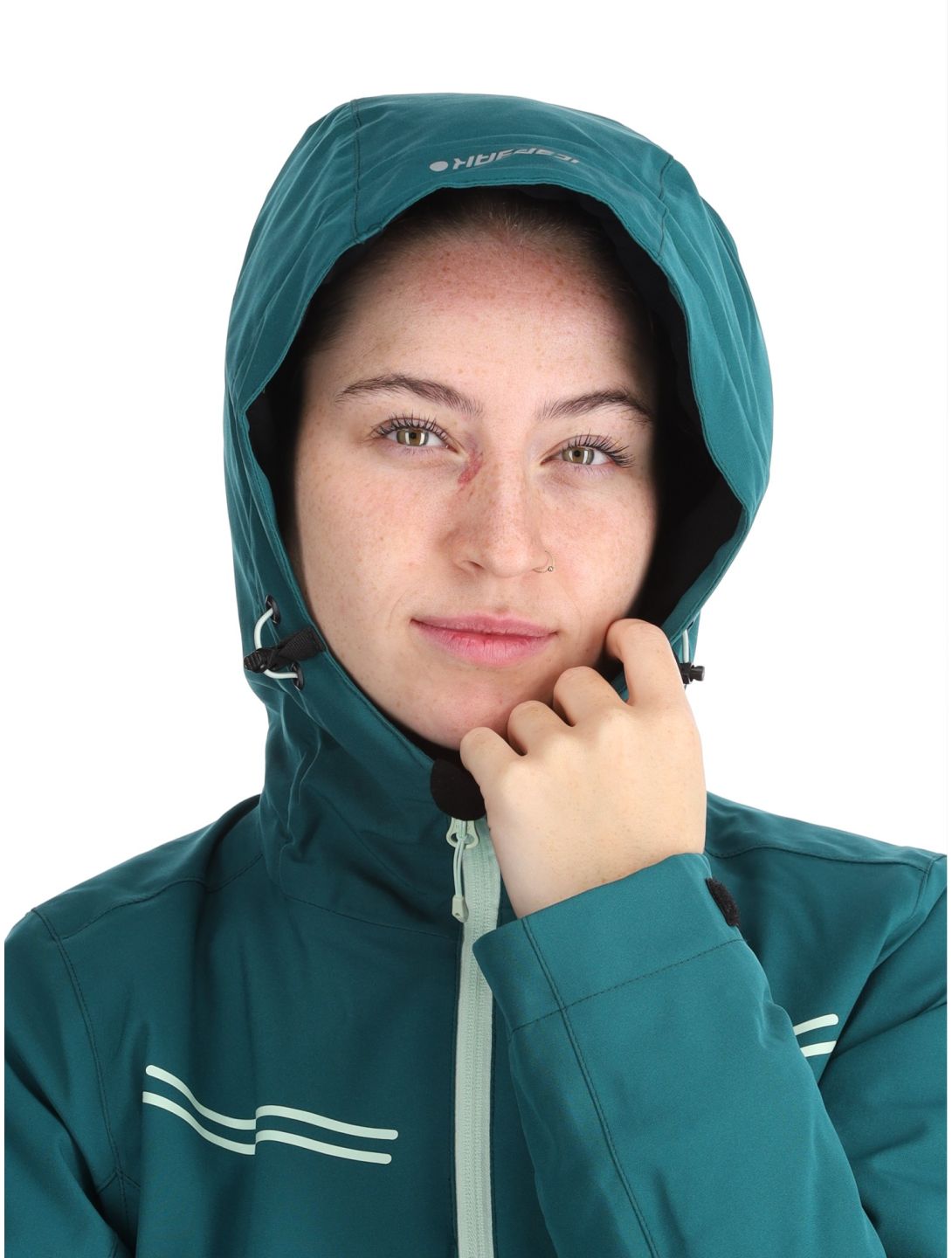 Icepeak, Fife ski-jas dames Antique Green groen 