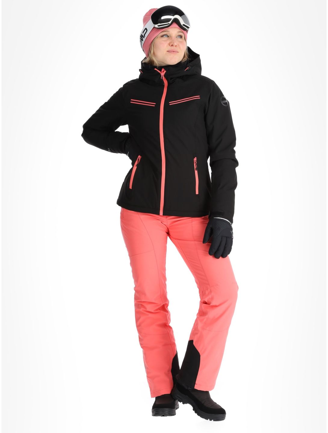 Icepeak, Fife AA Jas gevoerd dames Black Zwart 