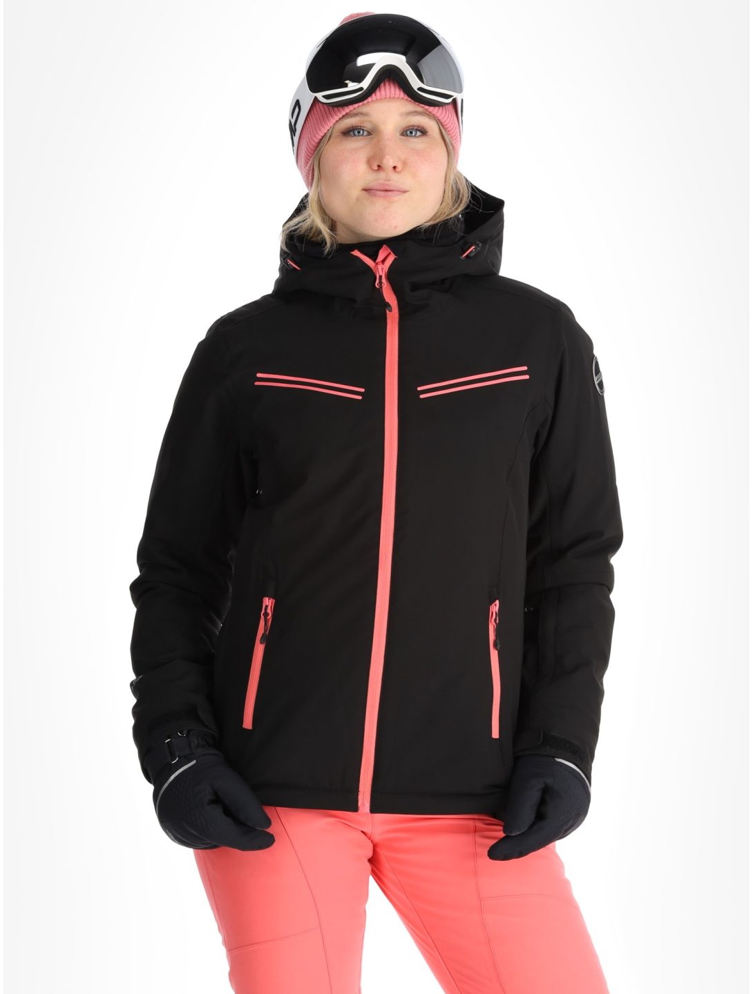 Icepeak, Fife AA Jas gevoerd dames Black Zwart 