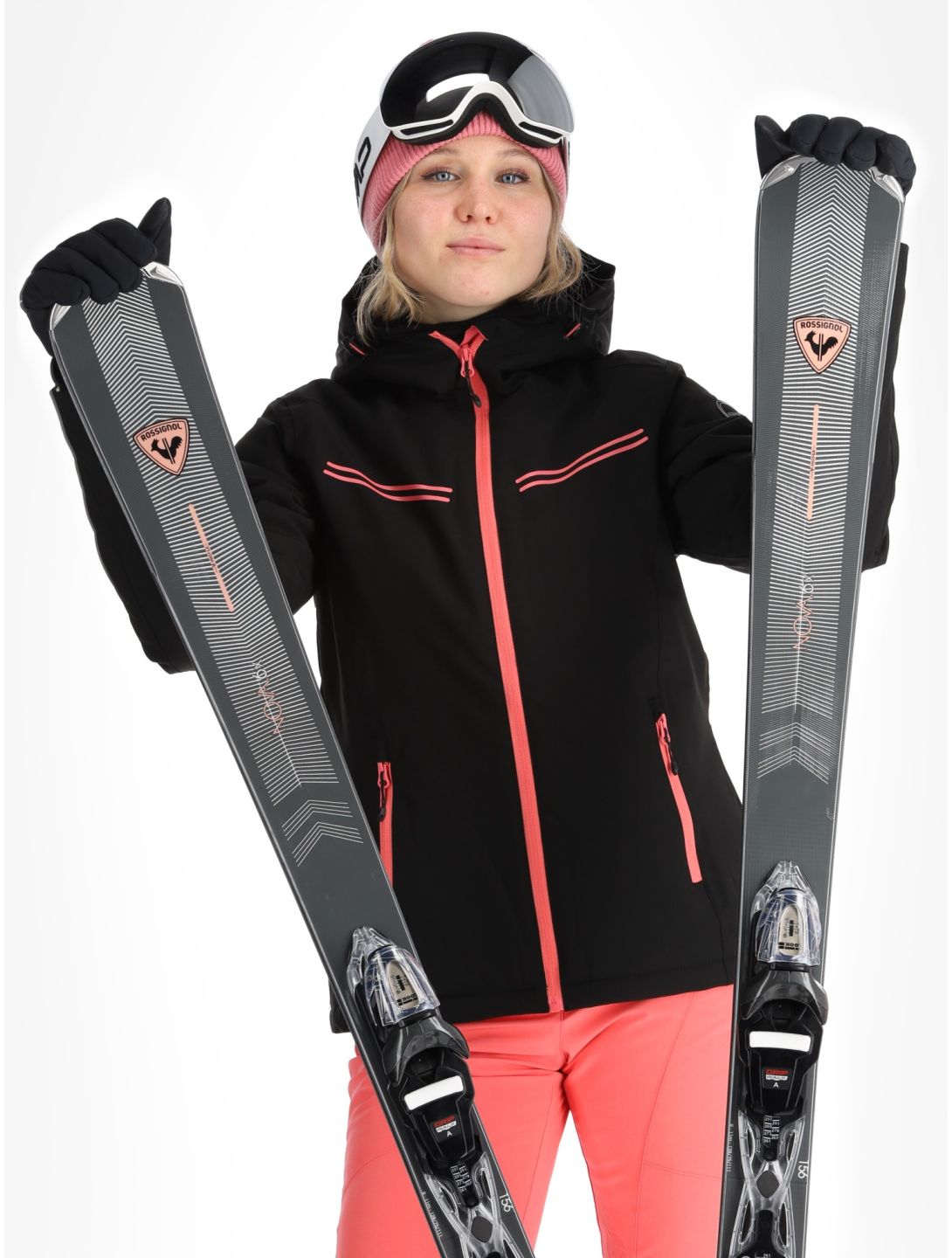 Icepeak, Fife AA Jas gevoerd dames Black Zwart 