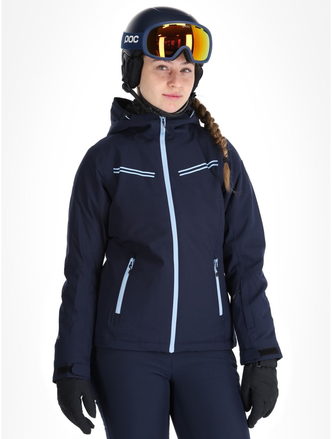 Icepeak, Fife ski-jas dames Dark Blue blauw 