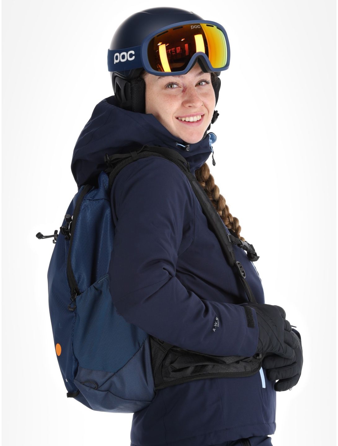 Icepeak, Fife ski-jas dames Dark Blue blauw 