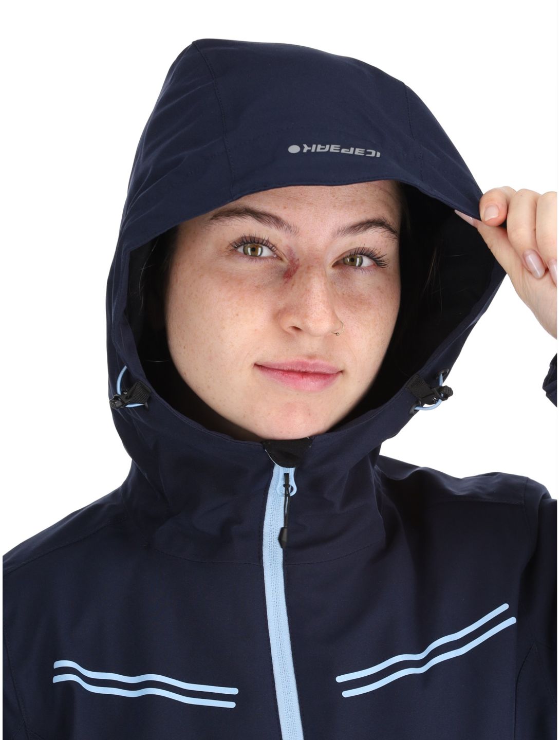 Icepeak, Fife ski-jas dames Dark Blue blauw 