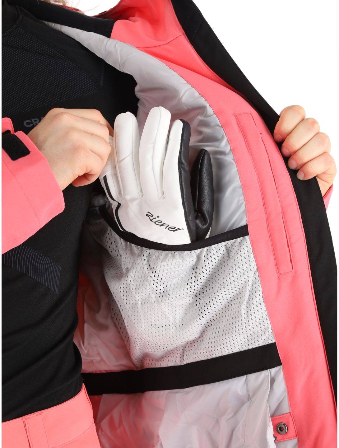 Icepeak, Fife AA Jas gevoerd dames Pink Roze 