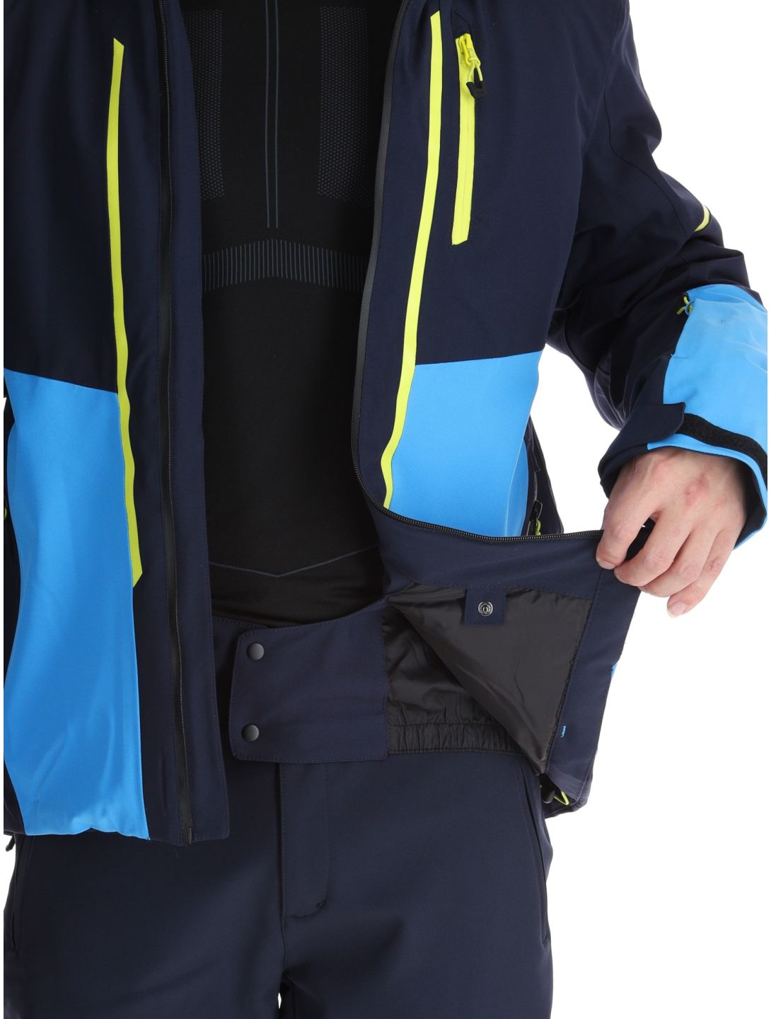 Icepeak, Fircrest AA Jas gevoerd heren Dark Blue Blauw 