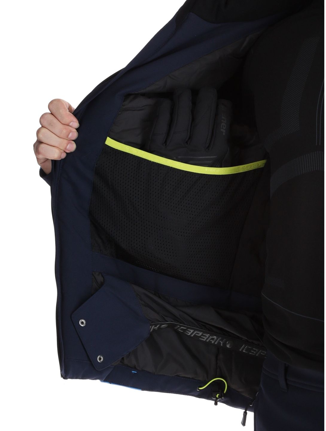 Icepeak, Fircrest AA Jas gevoerd heren Dark Blue Blauw 