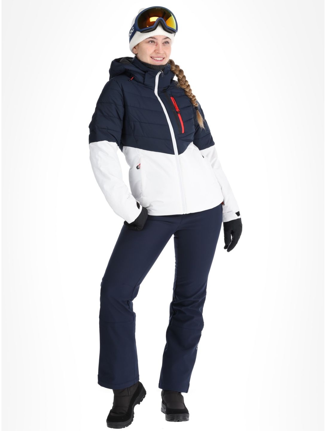 Icepeak, Florala ski-jas dames Dark Blue blauw 