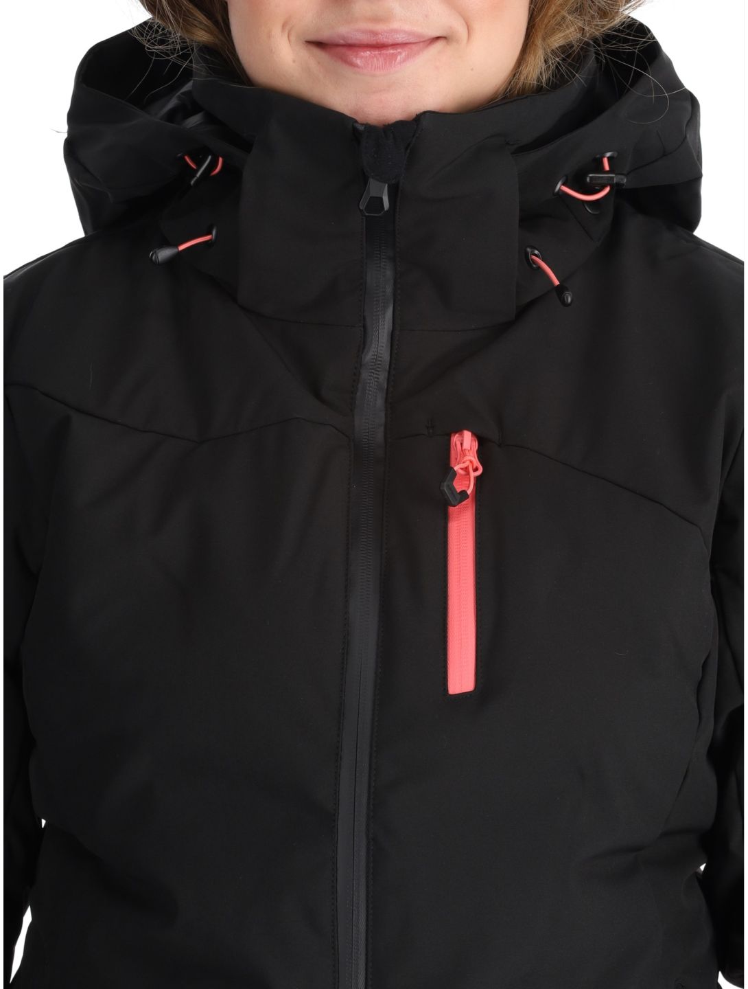 Icepeak, Flovilla AA Jas gevoerd dames Black Zwart 