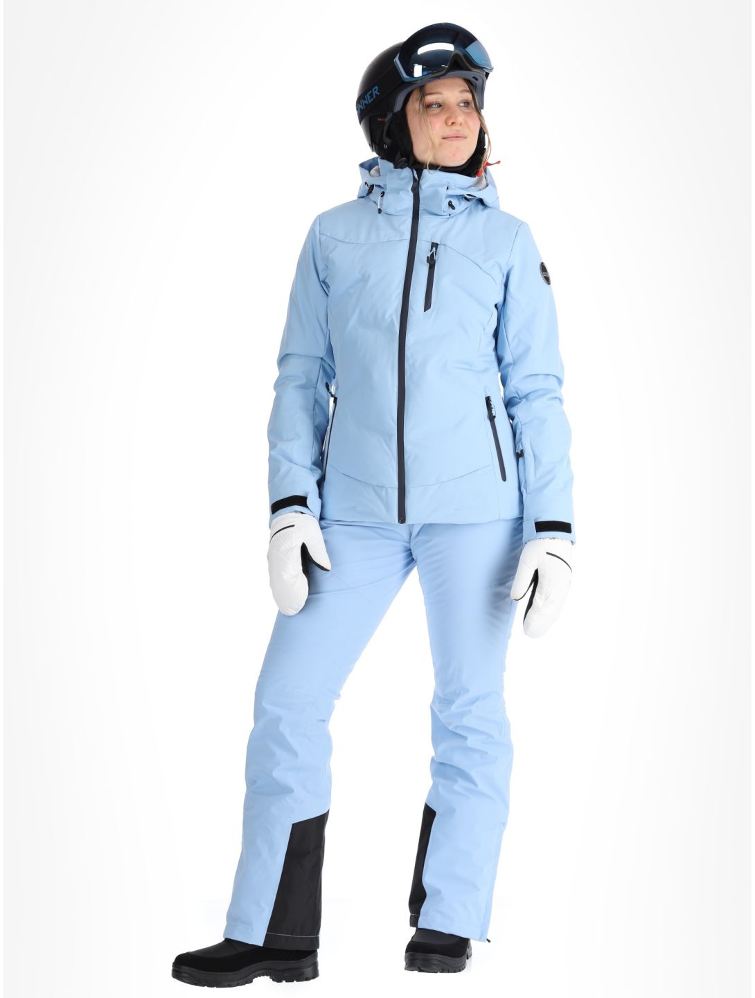 Icepeak, Flovilla AA Jas gevoerd dames Light Blue Blauw 