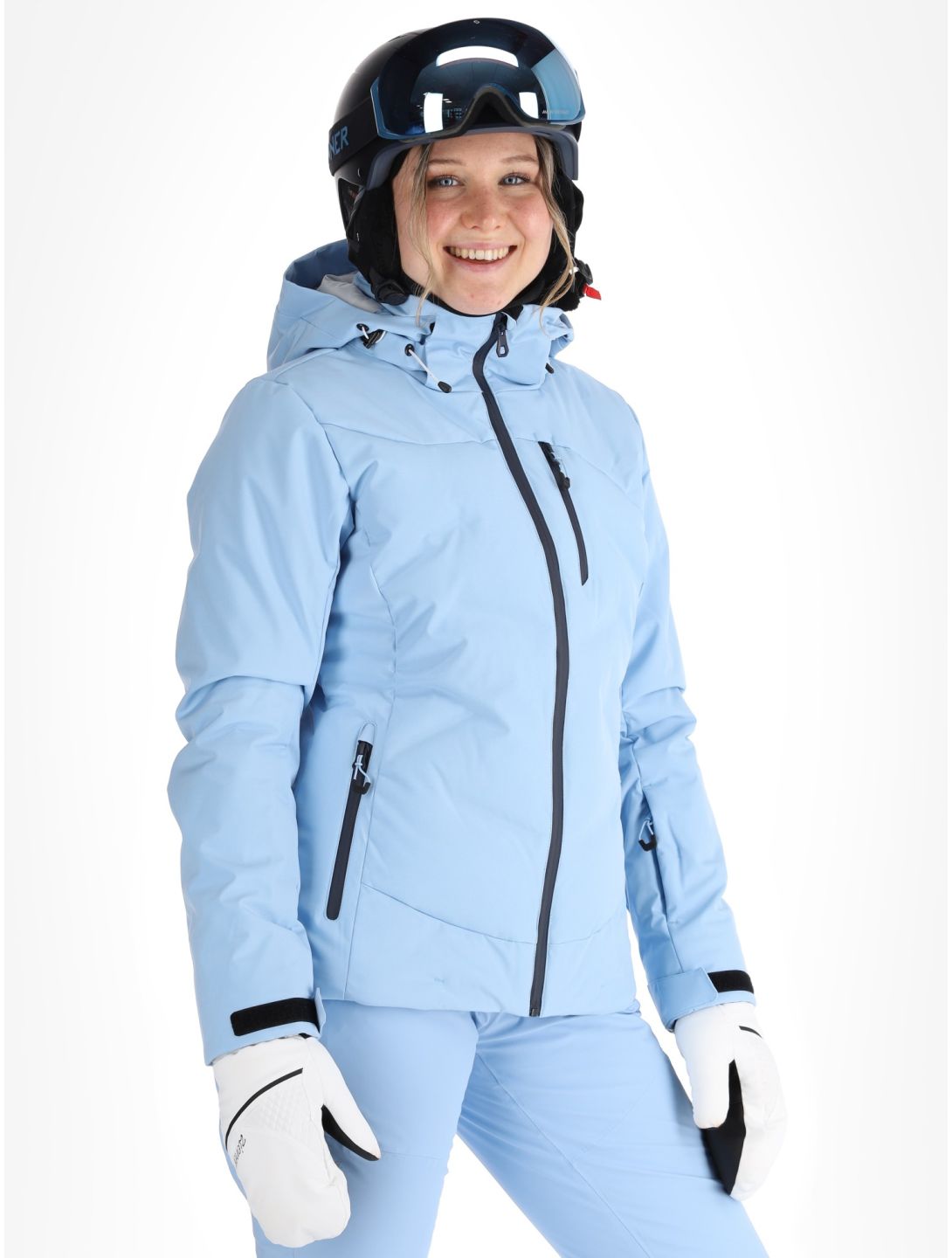 Icepeak, Flovilla AA Jas gevoerd dames Light Blue Blauw 