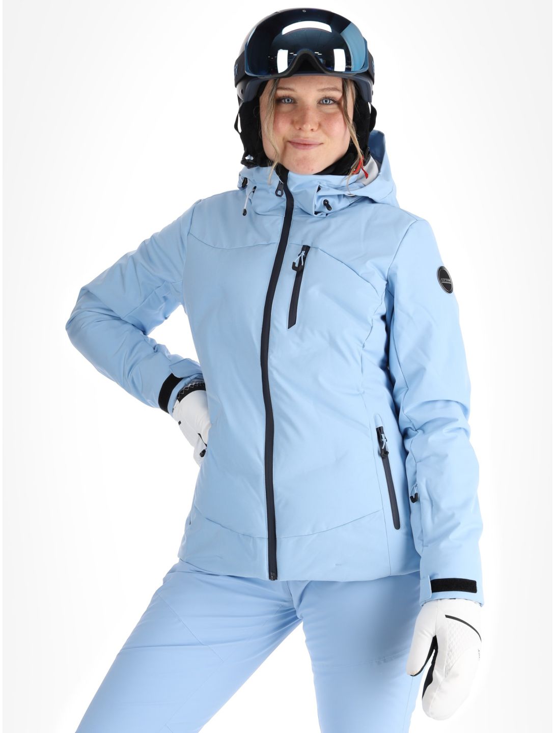 Icepeak, Flovilla AA Jas gevoerd dames Light Blue Blauw 