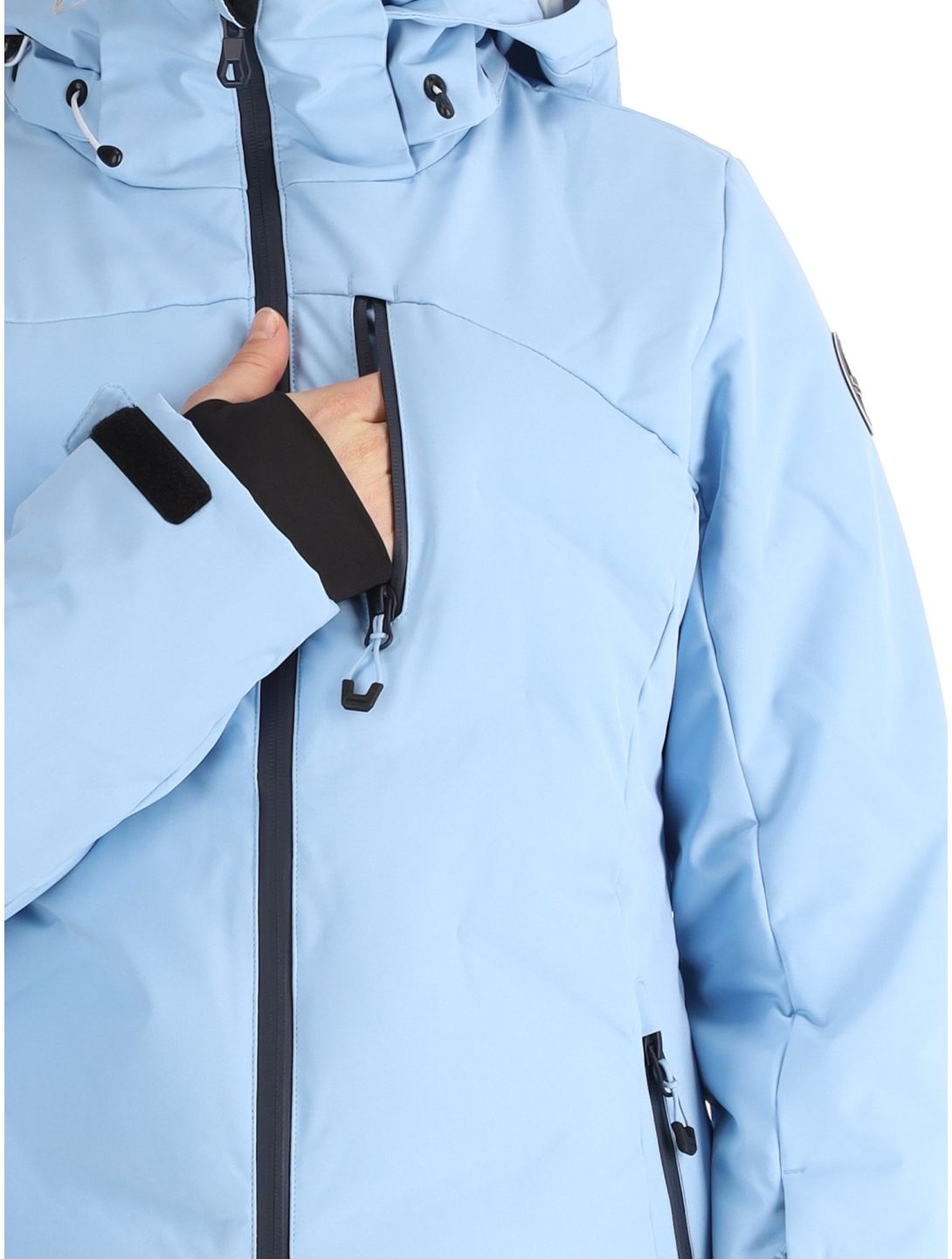 Icepeak, Flovilla AA Jas gevoerd dames Light Blue Blauw 