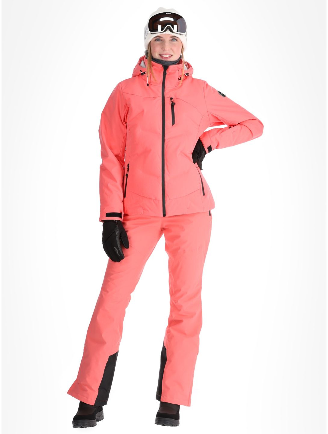 Icepeak, Flovilla AA Jas gevoerd dames Pink Roze 