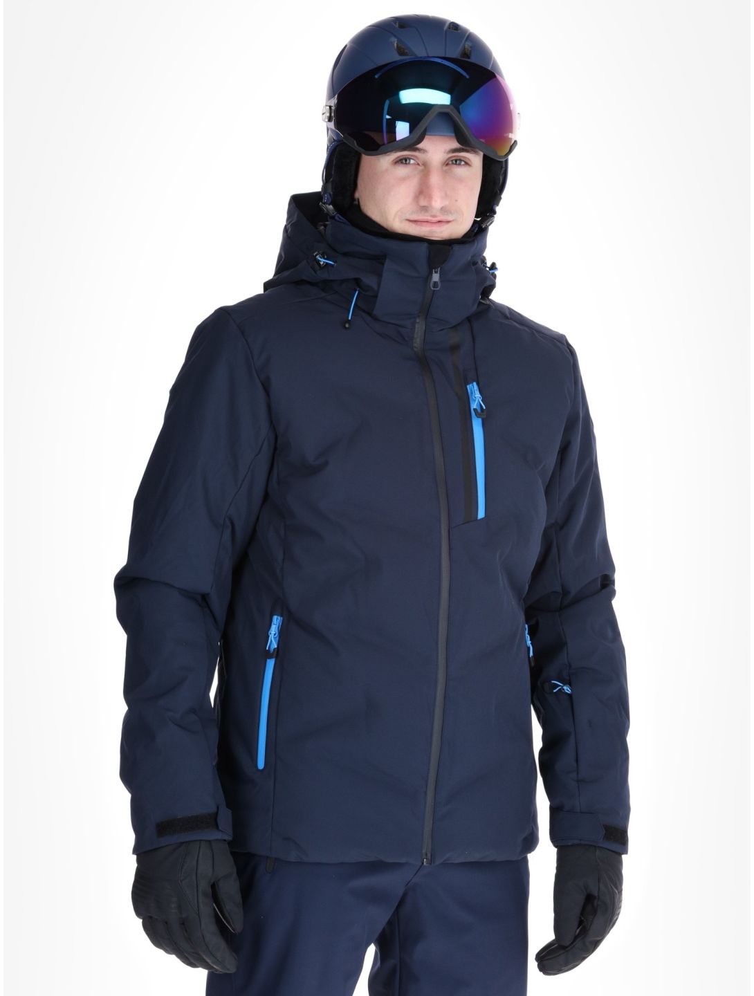 Icepeak, Foley AA Jas gevoerd heren Dark Blue Blauw 