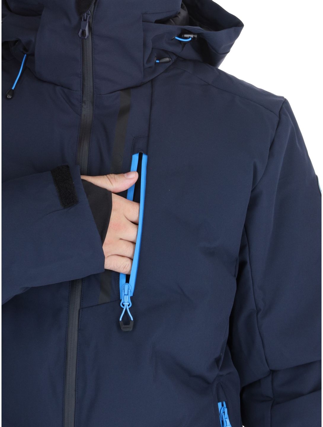 Icepeak, Foley AA Jas gevoerd heren Dark Blue Blauw 