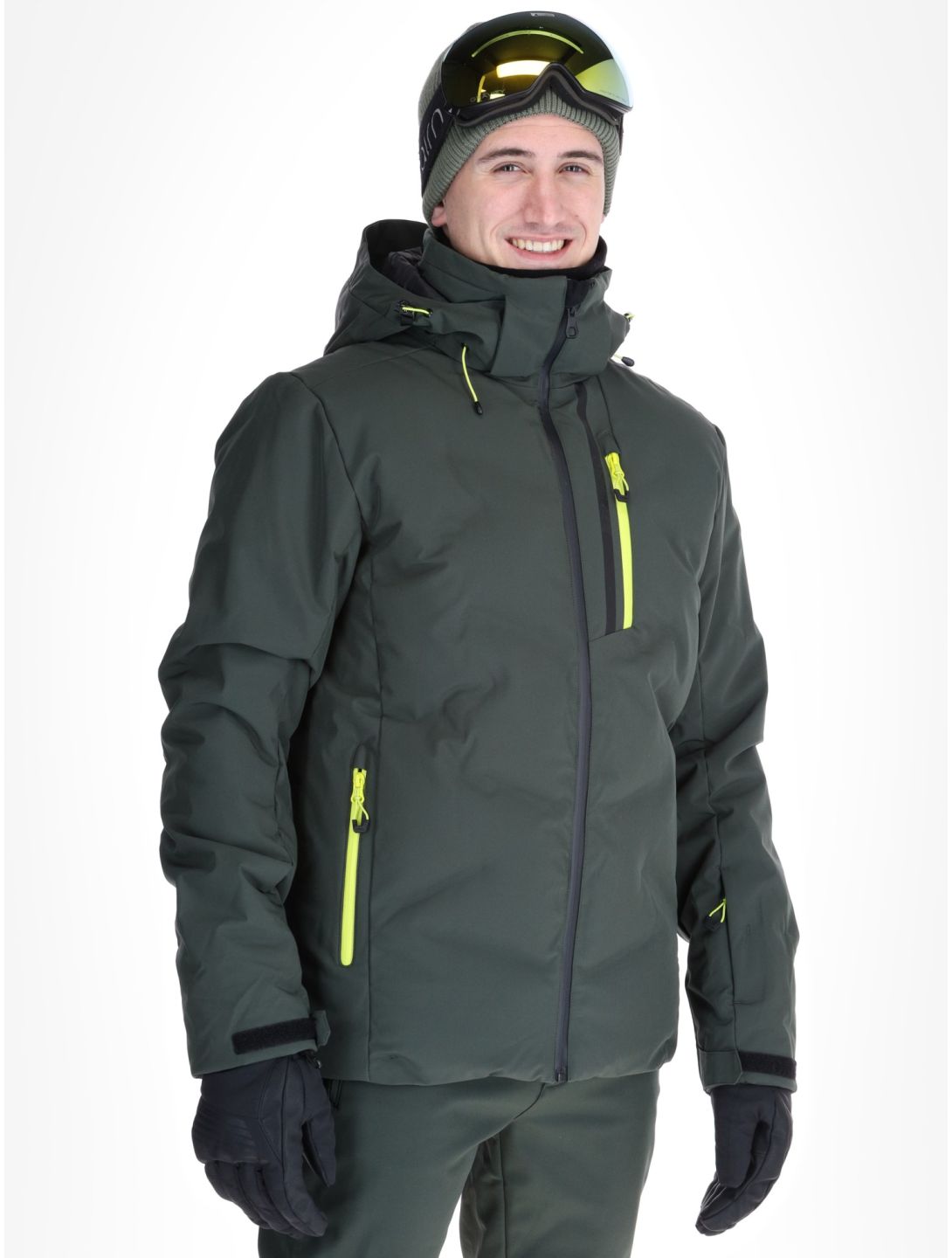 Icepeak, Foley AA Jas gevoerd heren Dark Olive Groen 