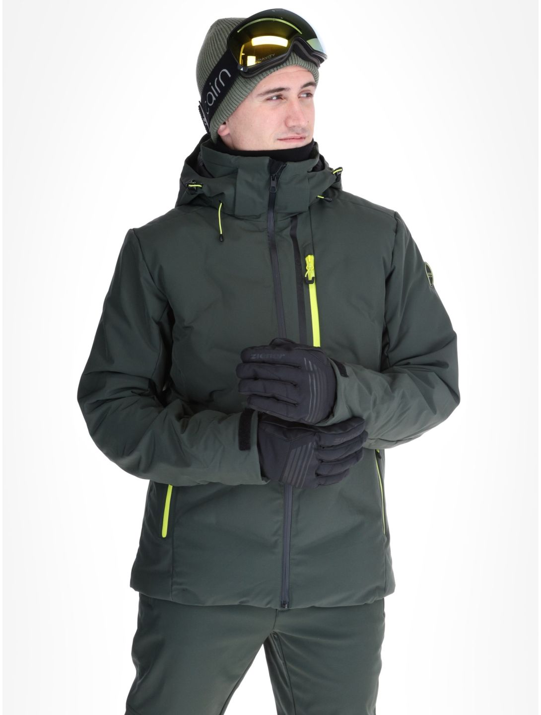 Icepeak, Foley AA Jas gevoerd heren Dark Olive Groen 