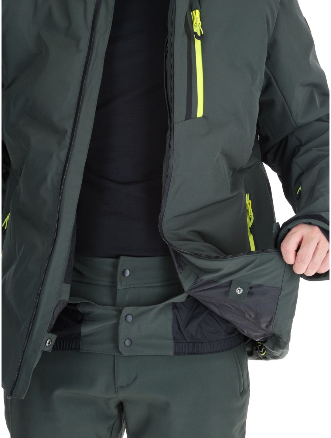 Icepeak, Foley AA Jas gevoerd heren Dark Olive Groen 