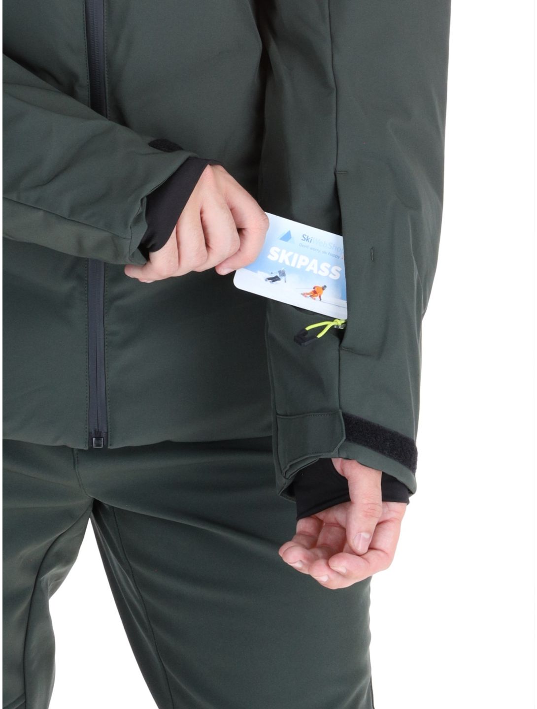 Icepeak, Foley AA Jas gevoerd heren Dark Olive Groen 