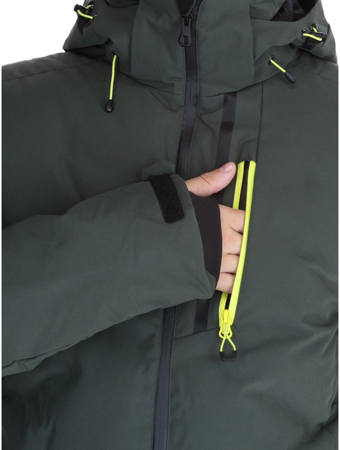 Icepeak, Foley AA Jas gevoerd heren Dark Olive Groen 