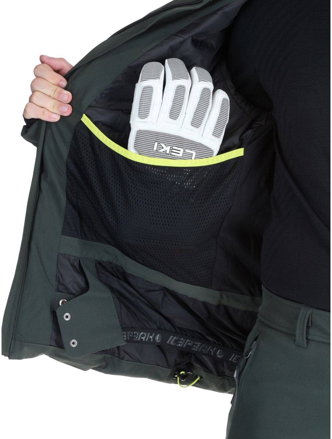 Icepeak, Foley AA Jas gevoerd heren Dark Olive Groen 