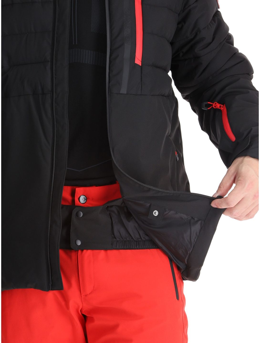 Icepeak, Folsom AA Jas gevoerd heren Black Zwart 