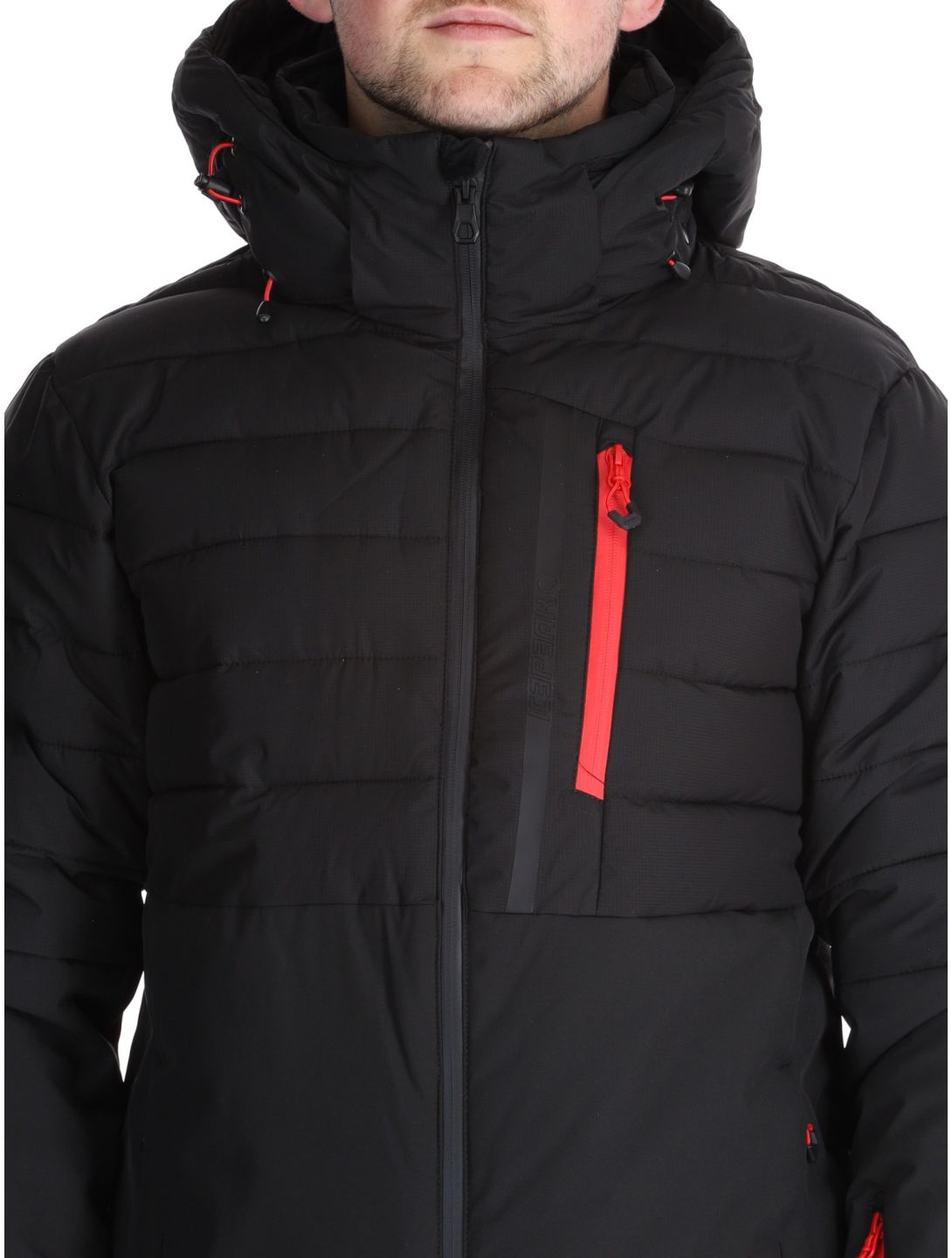 Icepeak, Folsom AA Jas gevoerd heren Black Zwart 