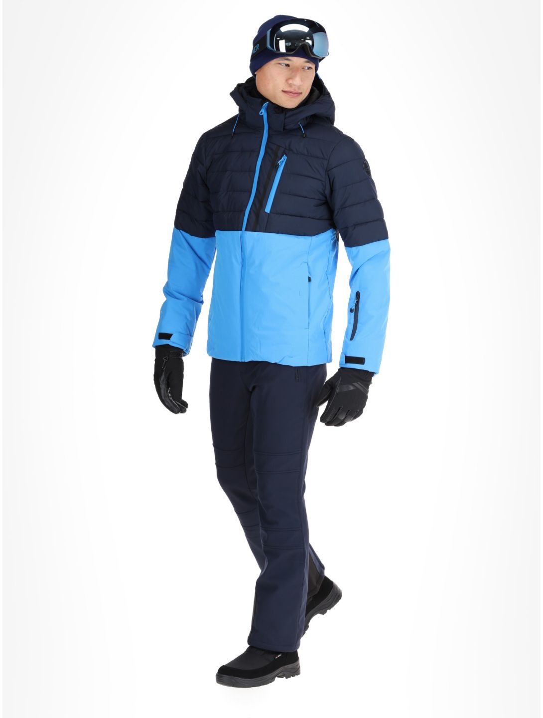 Icepeak, Folsom AA Jas gevoerd heren Dark Blue Blauw 