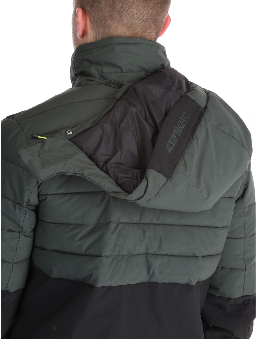 Icepeak, Folsom AA Jas gevoerd heren Dark Olive Groen 