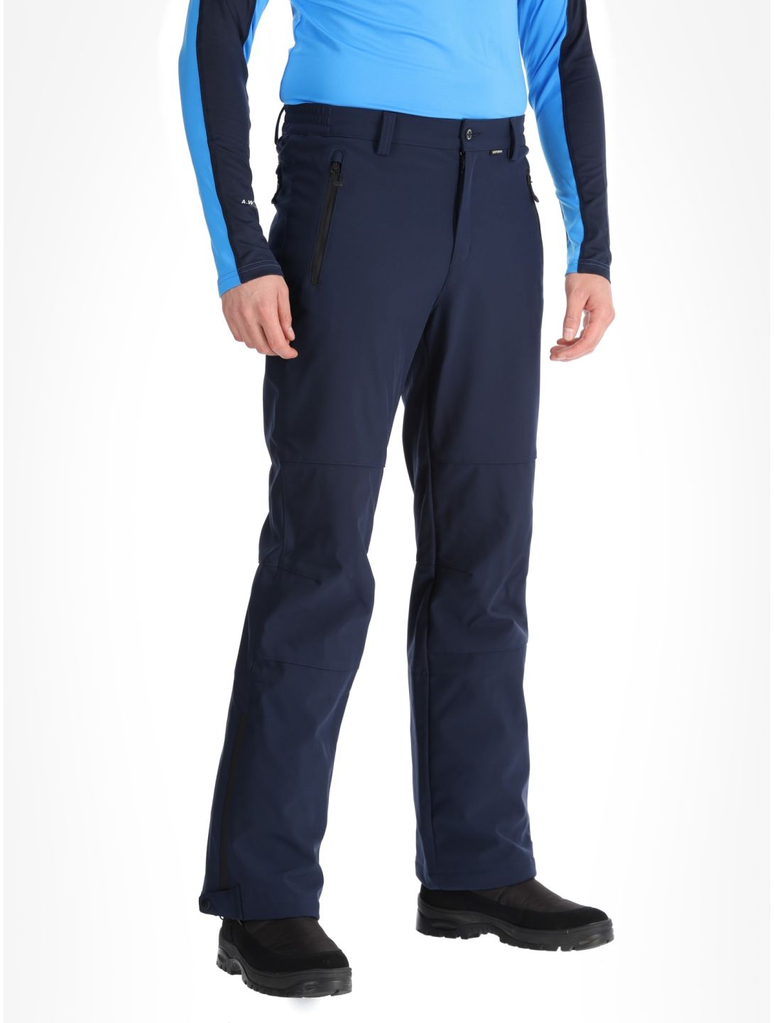 Icepeak, Frankfurt BC Skibroek Softshell heren Dark Blue Blauw 