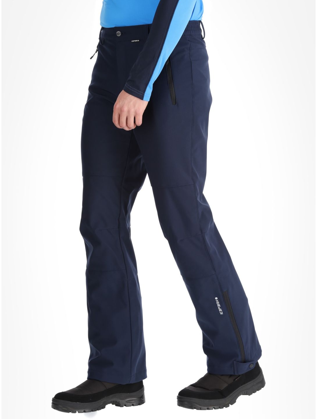 Icepeak, Frankfurt BC Skibroek Softshell heren Dark Blue Blauw 