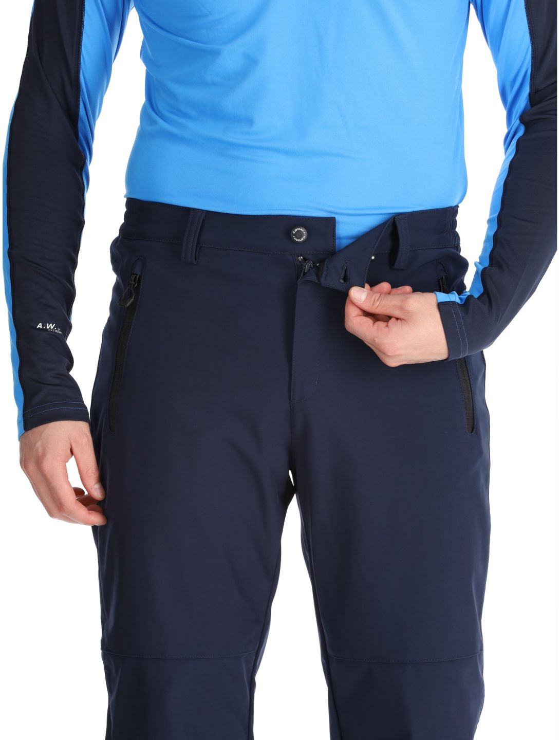 Icepeak, Frankfurt BC Skibroek Softshell heren Dark Blue Blauw 