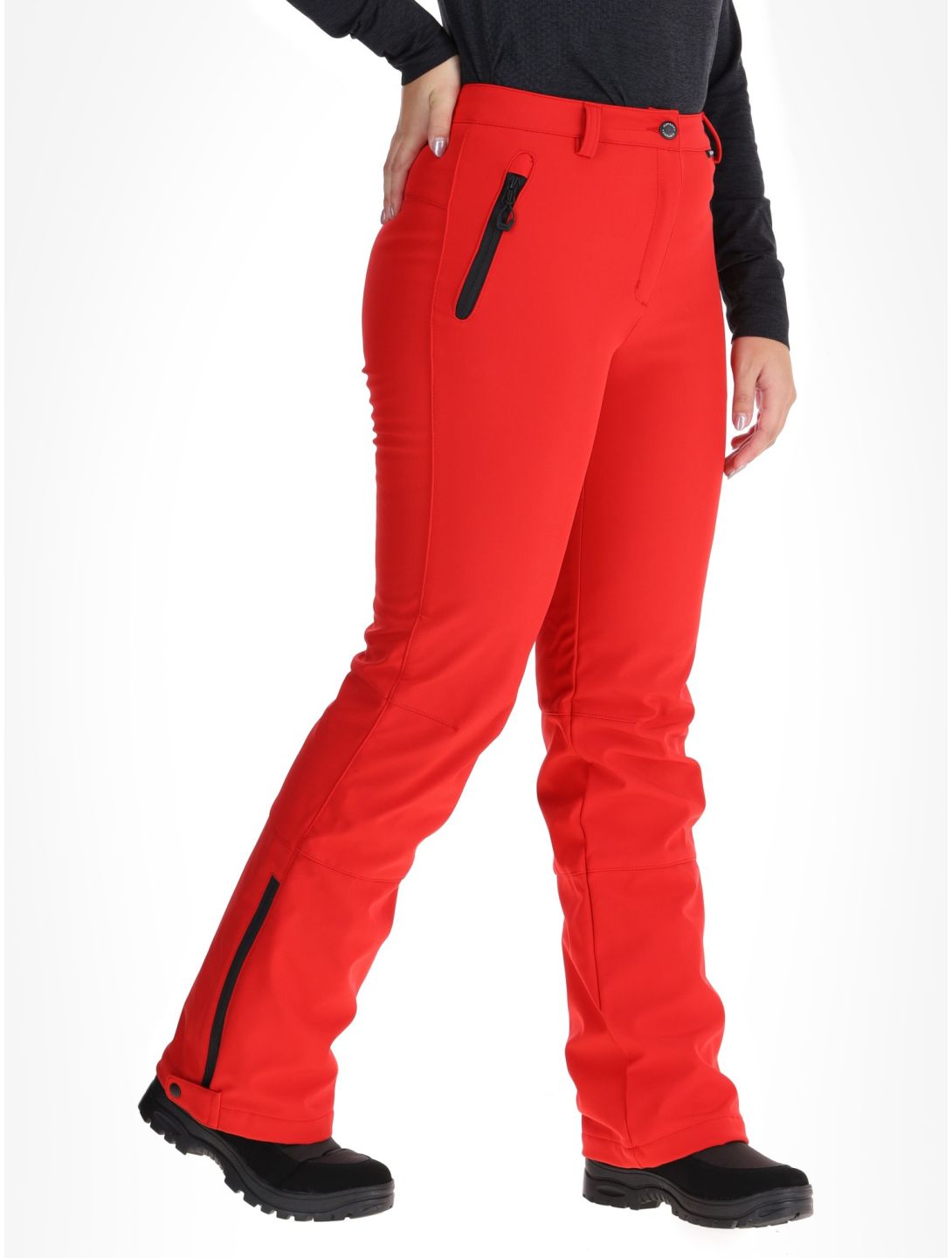 Icepeak, Frechen BC Skibroek Softshell dames Coral-Red Rood 